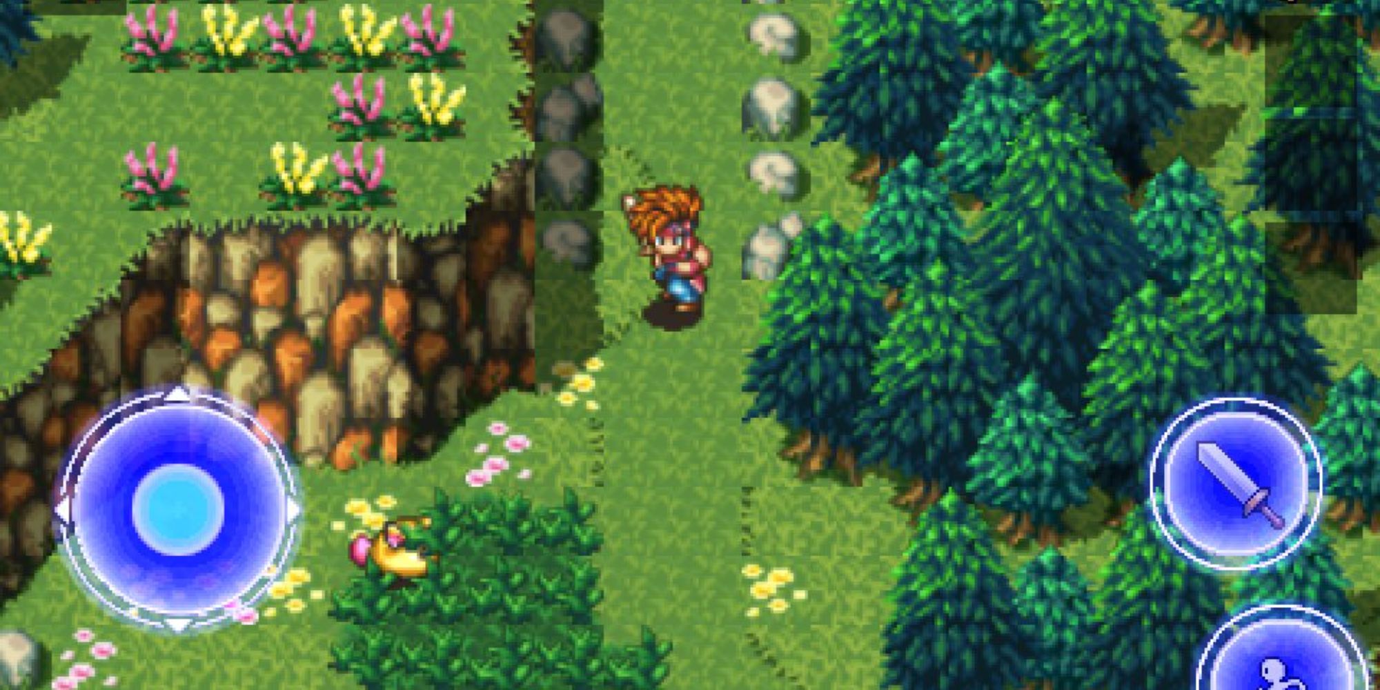 The iOS version of Secret of Mana