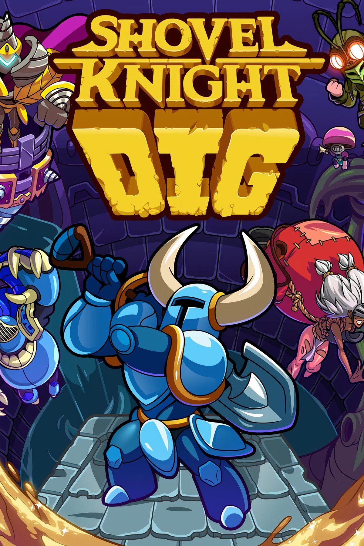 Shovel Knight Dig Tag Page Cover Art