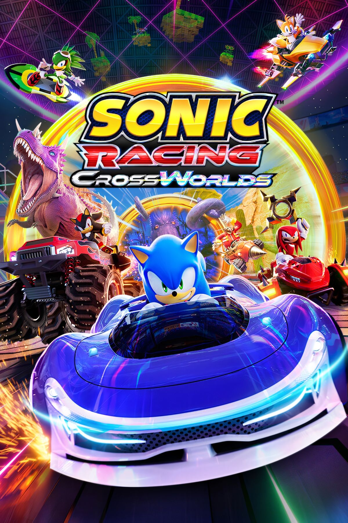 Sonic Racing CrossWorlds Tag Page Cover Art