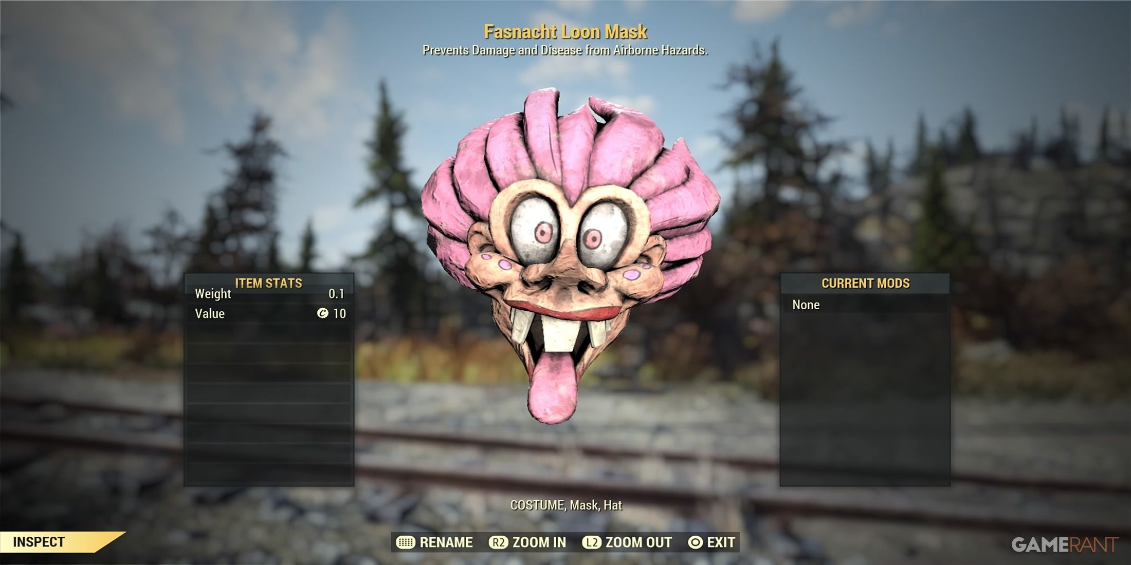 Loon Mask In Fallout 76