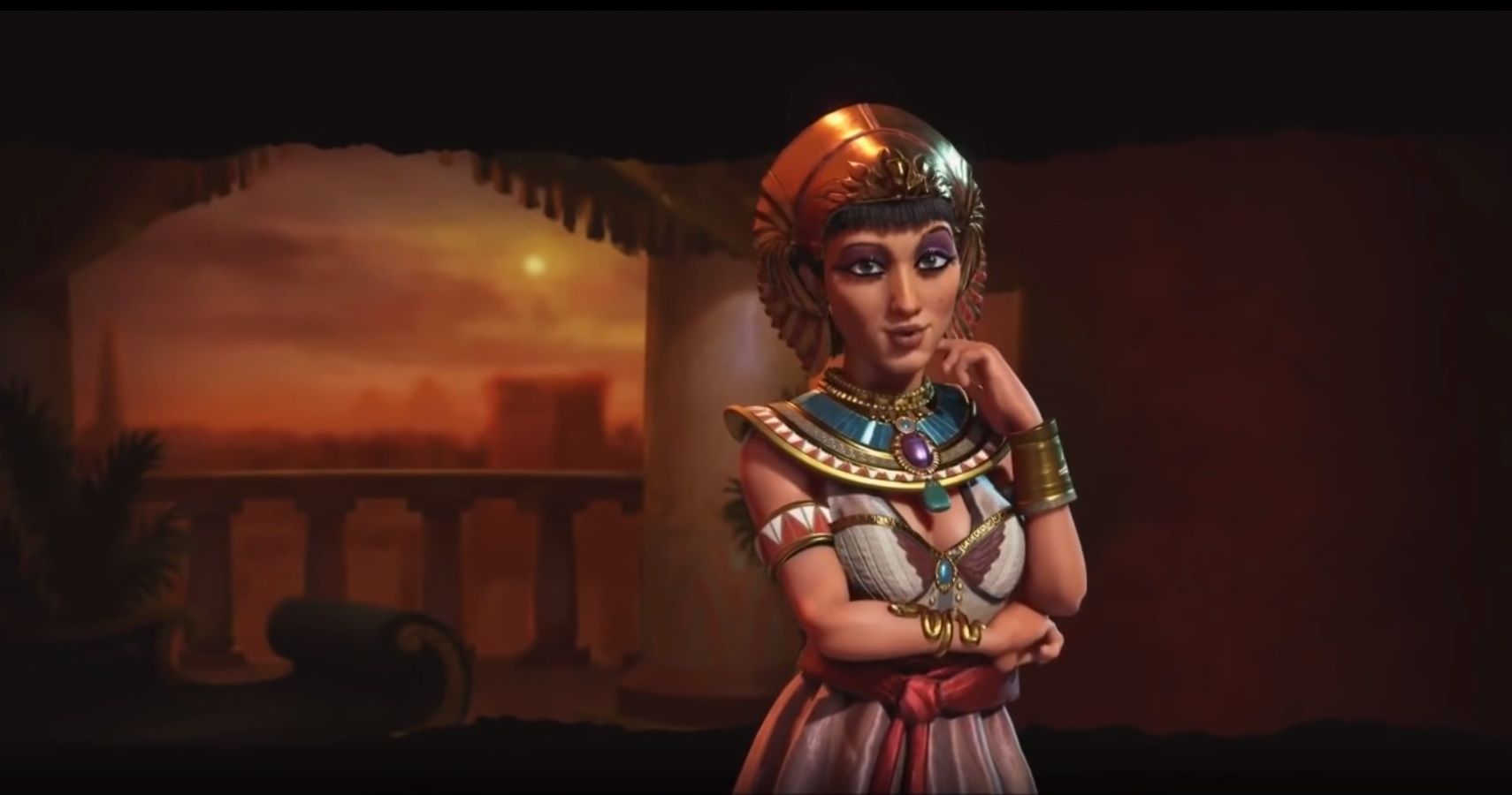 Cleopatra of Egypt in Sid Meiers Civilization 6