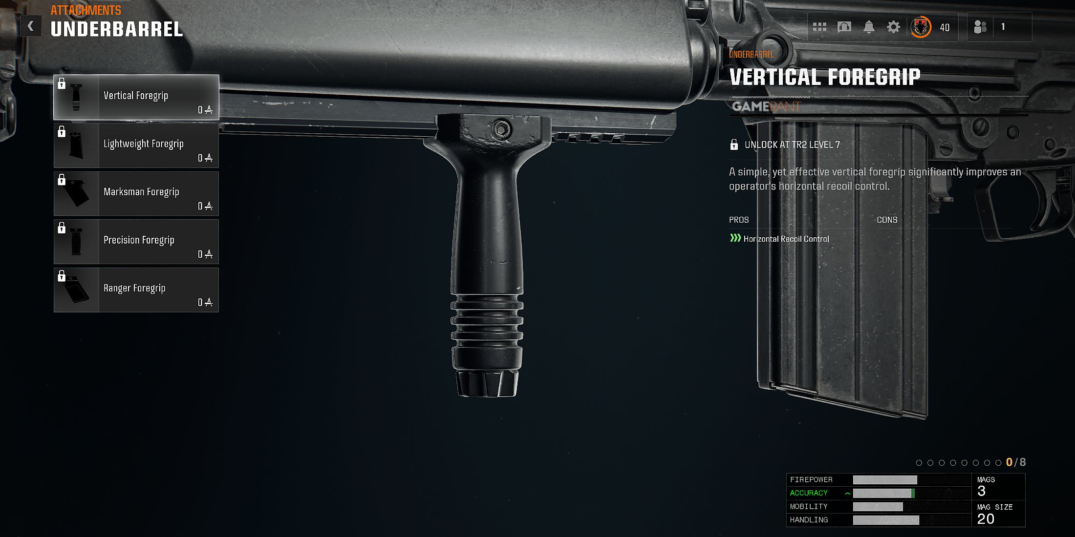 all Underbarrels for the TR2 in Black Ops 6 