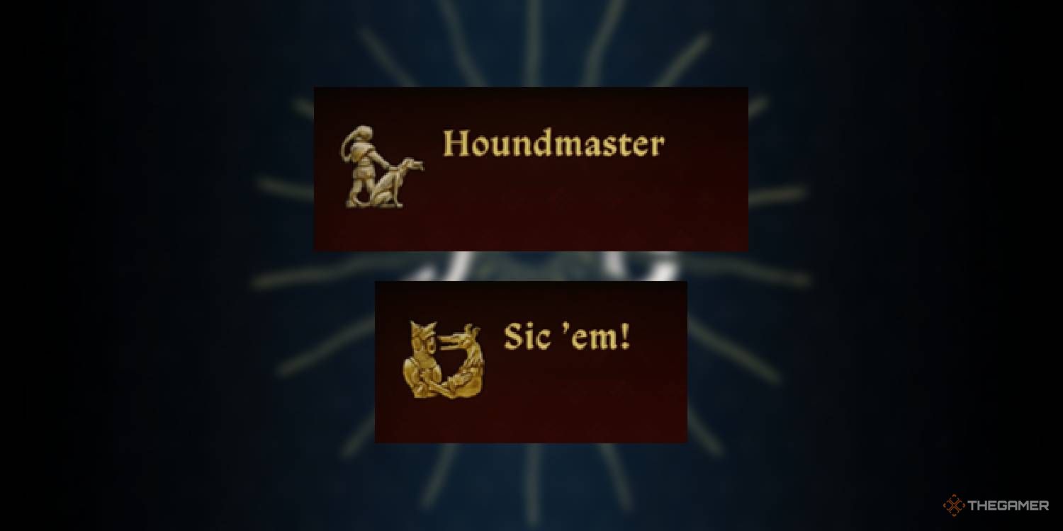 Sic 'em! perk in the Houndmaster category in Kingdom Come Deliverance 2.