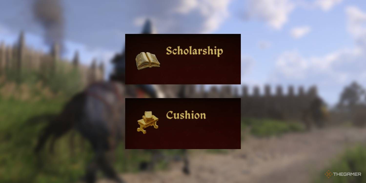 Cushion perk in the Scholarship category in Kingdom Come Deliverance 2.