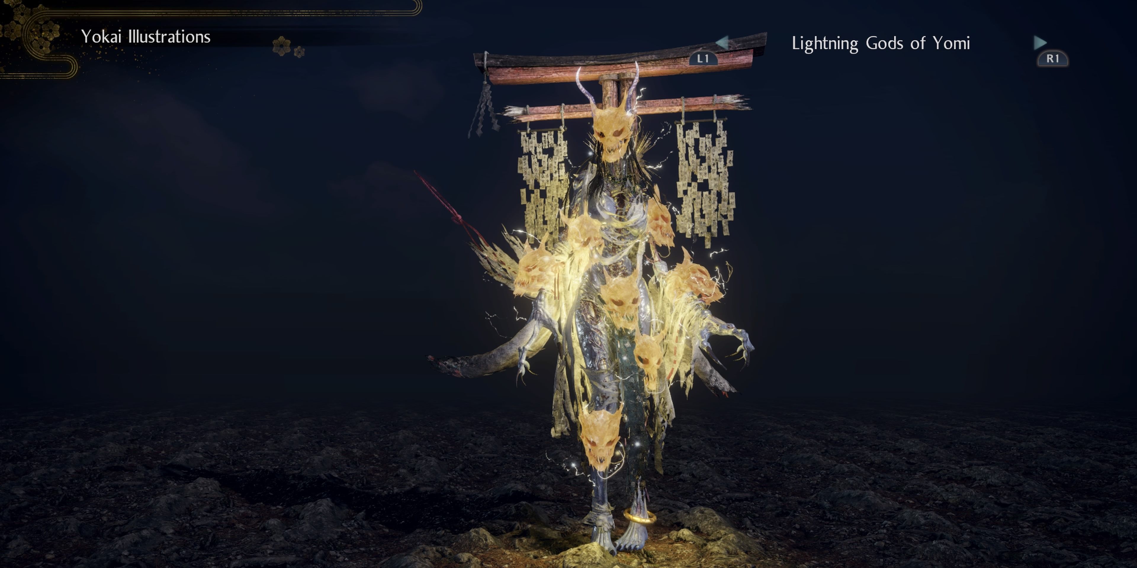 Lightning Gods Of Yomi viewed in the Nioh 2 model viewer