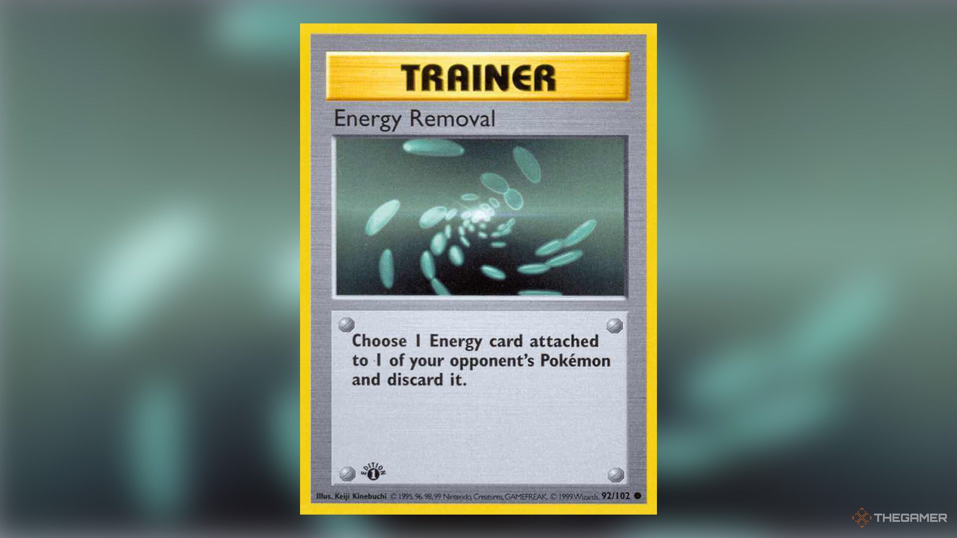 Energy Removal trainer card from Base Set in Pokemon TCG