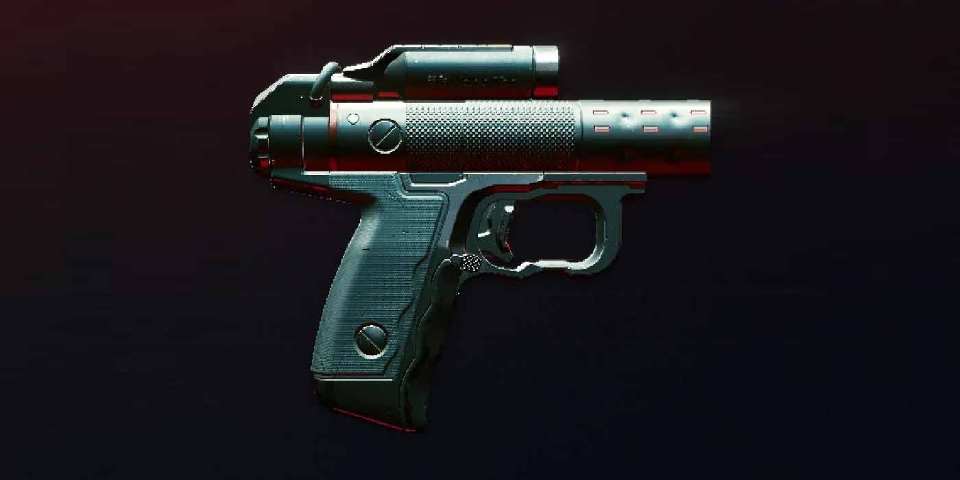 Smart Weapons in Cyberpunk 2077. The Tao A-22B smart pistol.