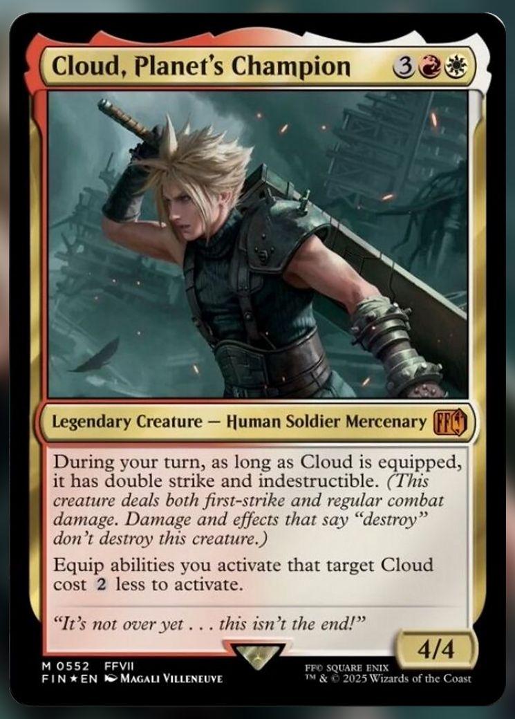 Cloud, Planet's Champion