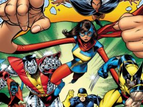 Cover of Giant-Size X-Men #1 which resembles the original 1975 version with Kamala Khan added to the team.