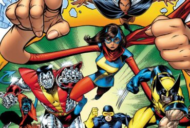 Cover of Giant-Size X-Men #1 which resembles the original 1975 version with Kamala Khan added to the team.