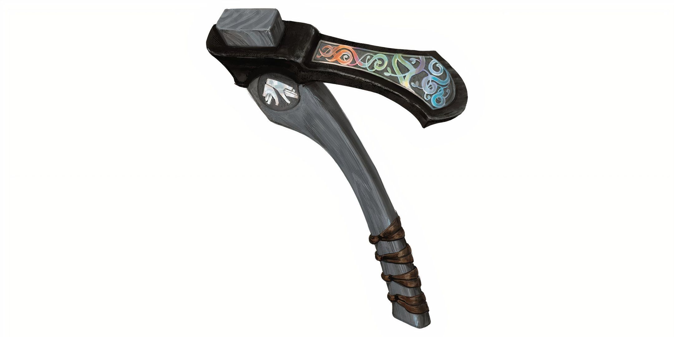 The Adze of Annam weapon in Dungeons & Dragons, inscribed with runes. 