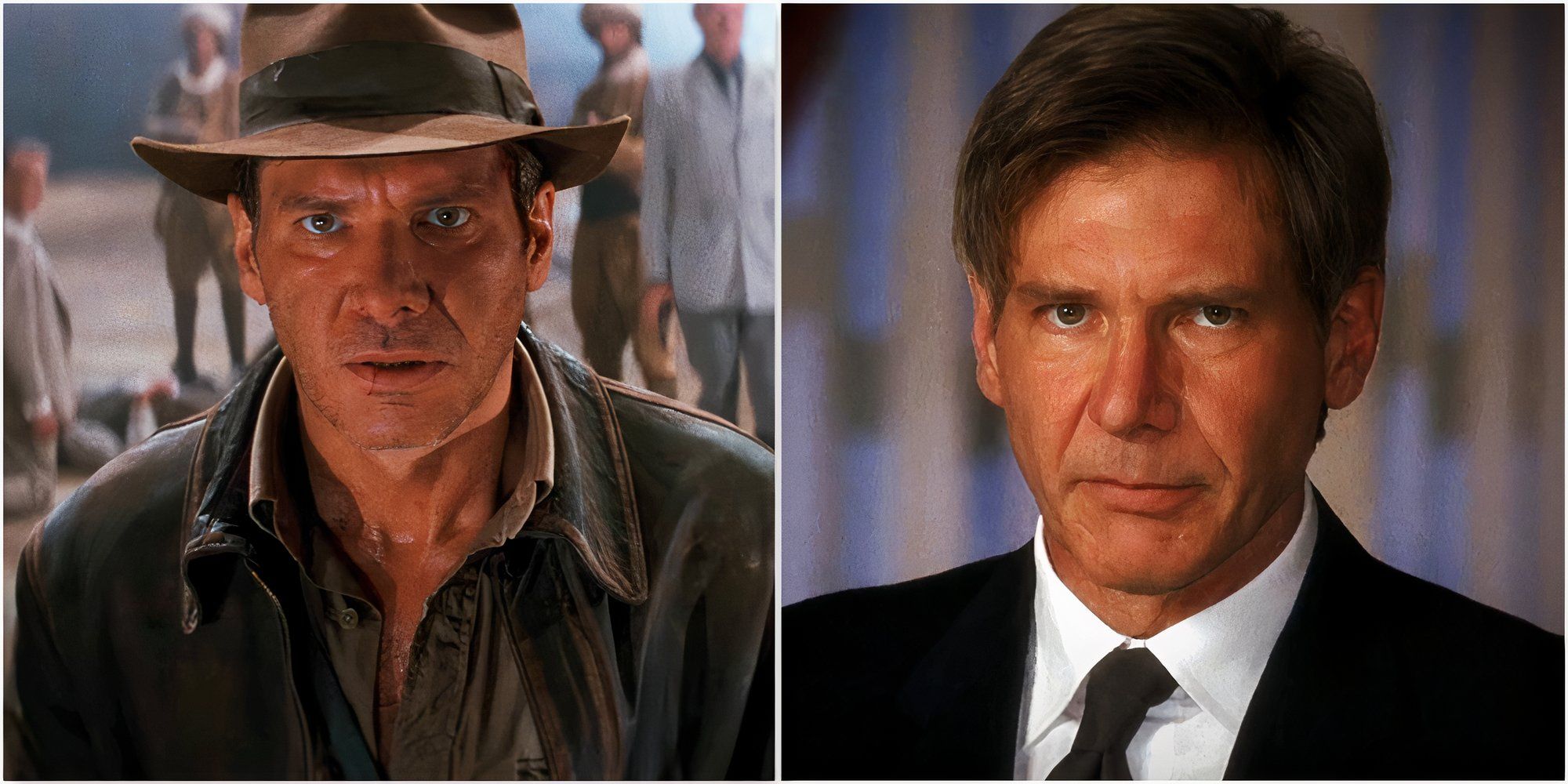 Indiana Jones in Indiana Jones and the Last Crusade and The President in Air Force One