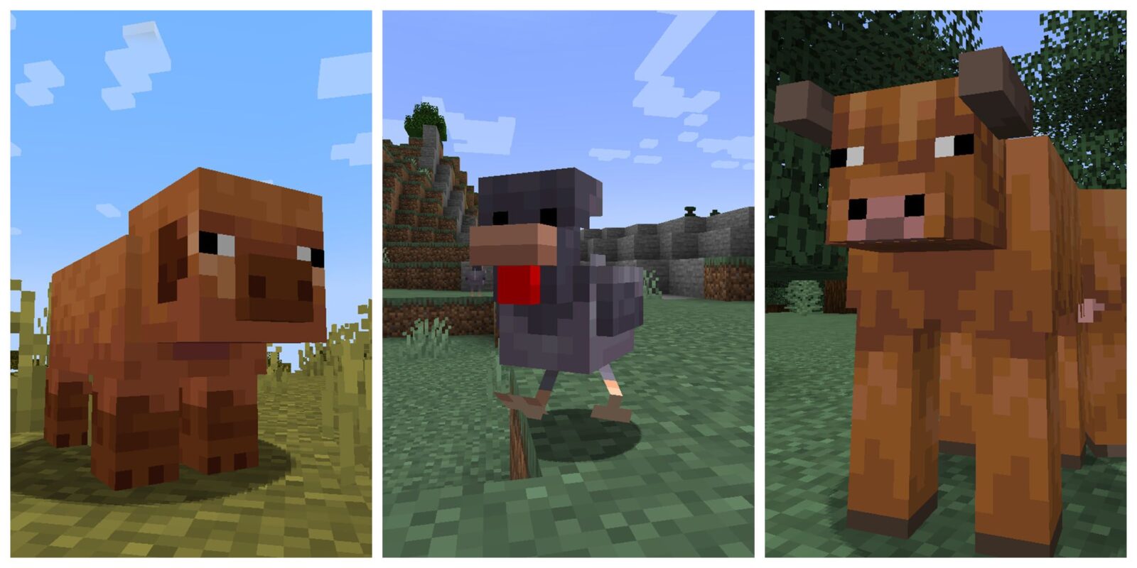 The Best New Animal Variants In Minecraft