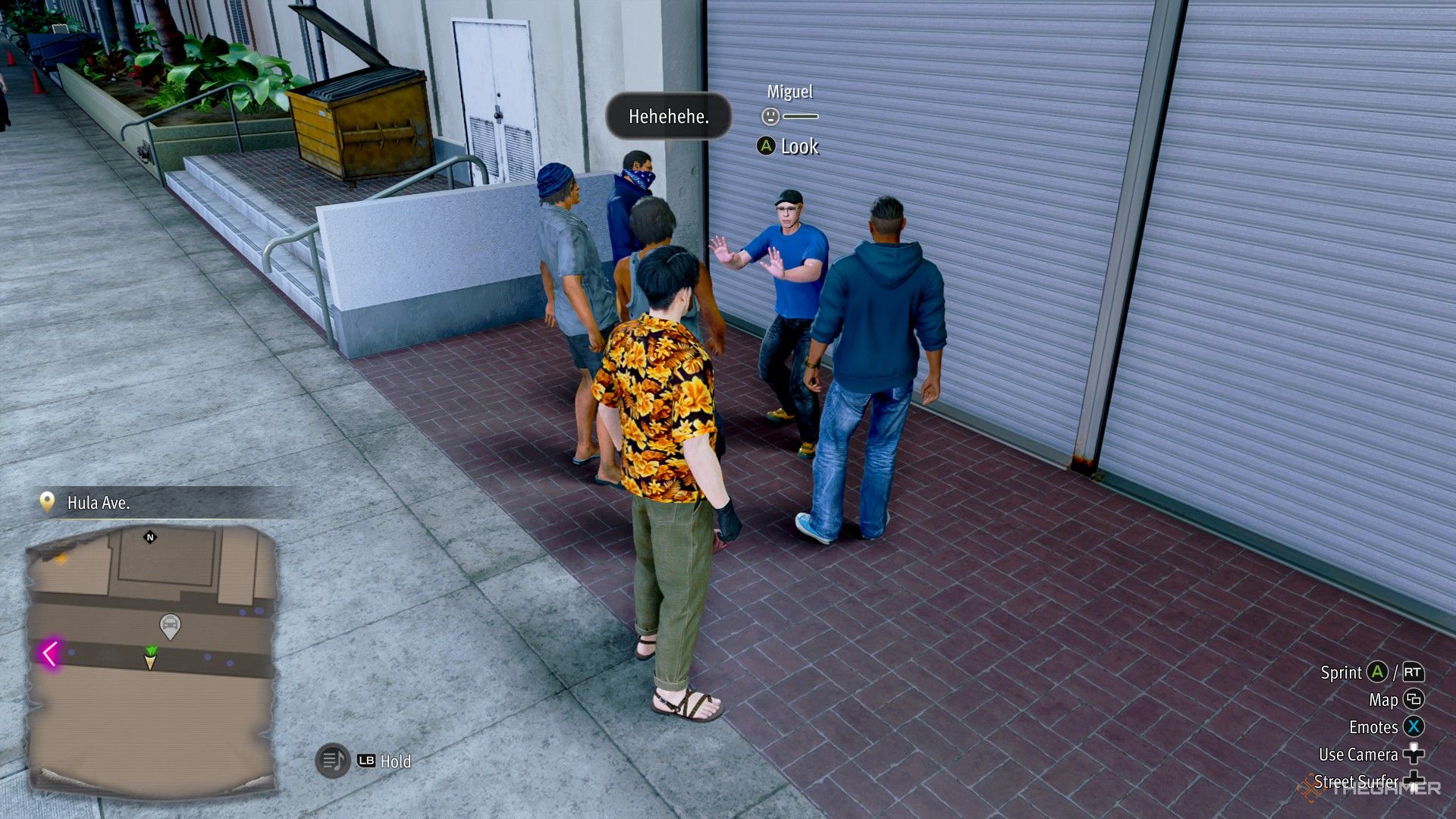 Majima saving someone from thugs in Like a Dragon Pirate Yakuza in Hawaii.