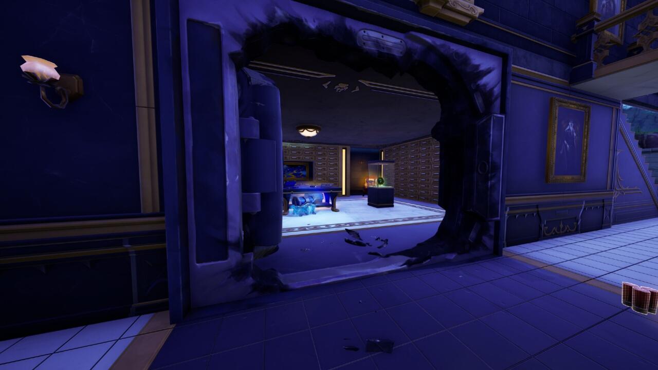 The inside of one of Fortnite's new vaults