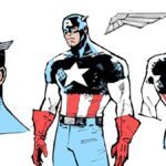 Captain America character designs by Valerio Schiti