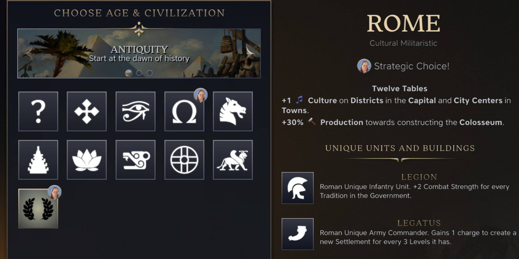 Civilization VII Antiquity Civs Tier List Every Antiquity Civ Ranked Civ 7 Rome