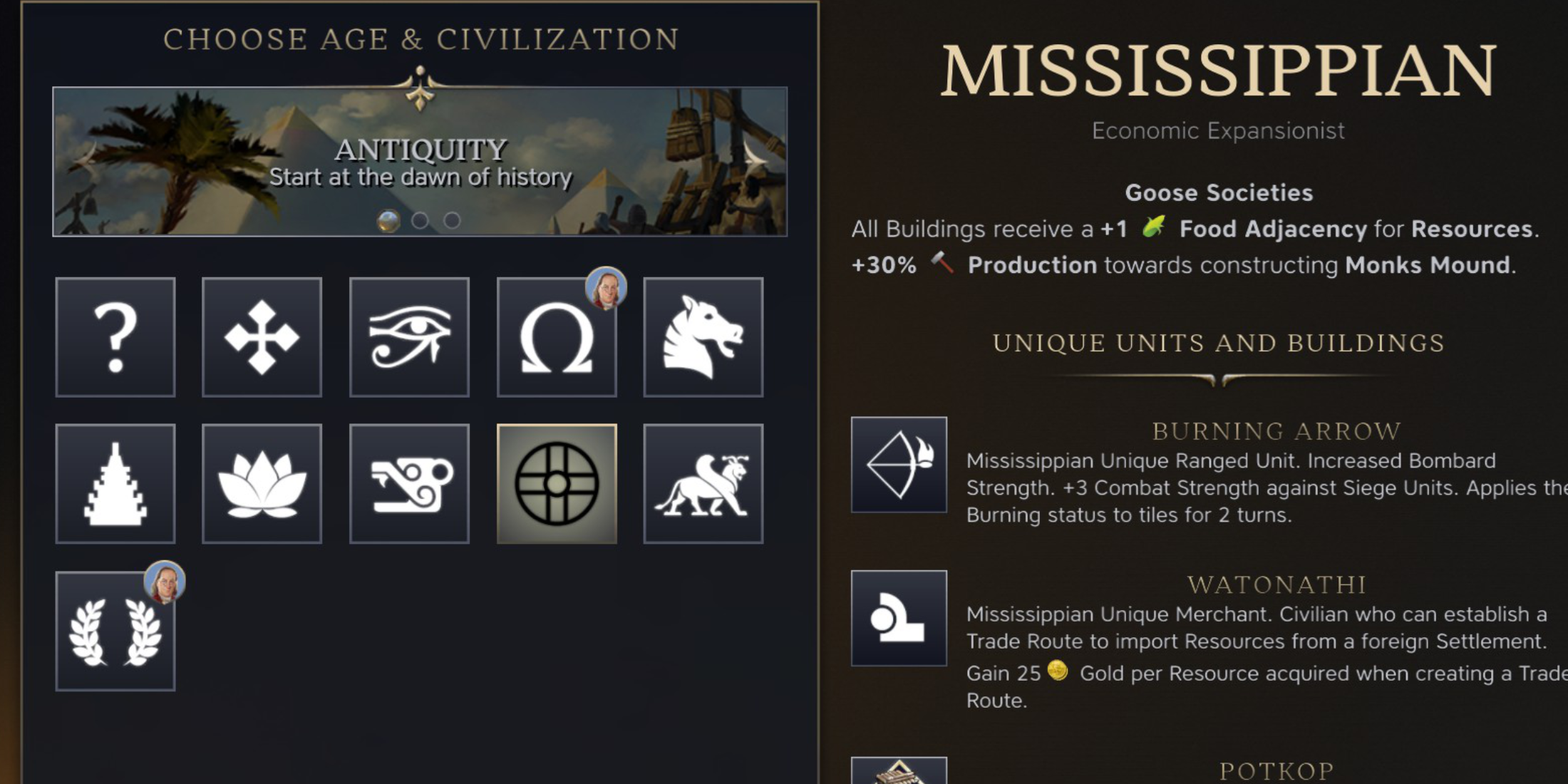 Civilization VII Antiquity Civs Tier List Every Antiquity Civ Ranked Civ 7 Mississippian