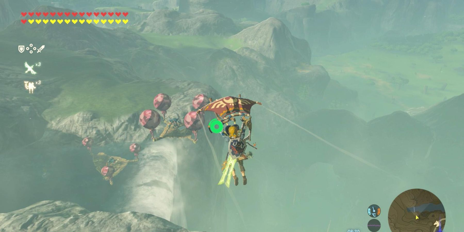 The Legend of Zelda: Breath of the Wild Master Mode Floating Platforms