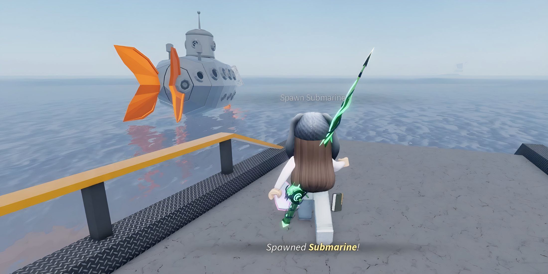 how to use submarine in fisch 