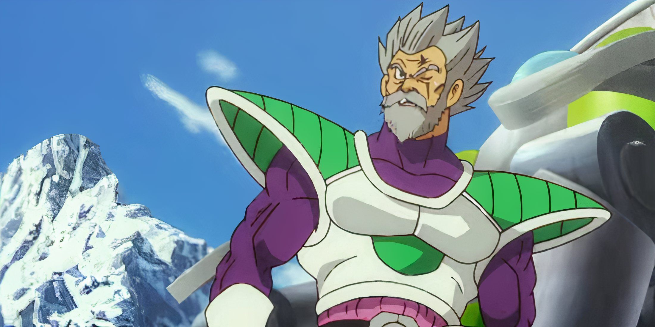 Broly's father and an aging Saiyan, Paragus, as seen in Dragon Ball Super: Broly