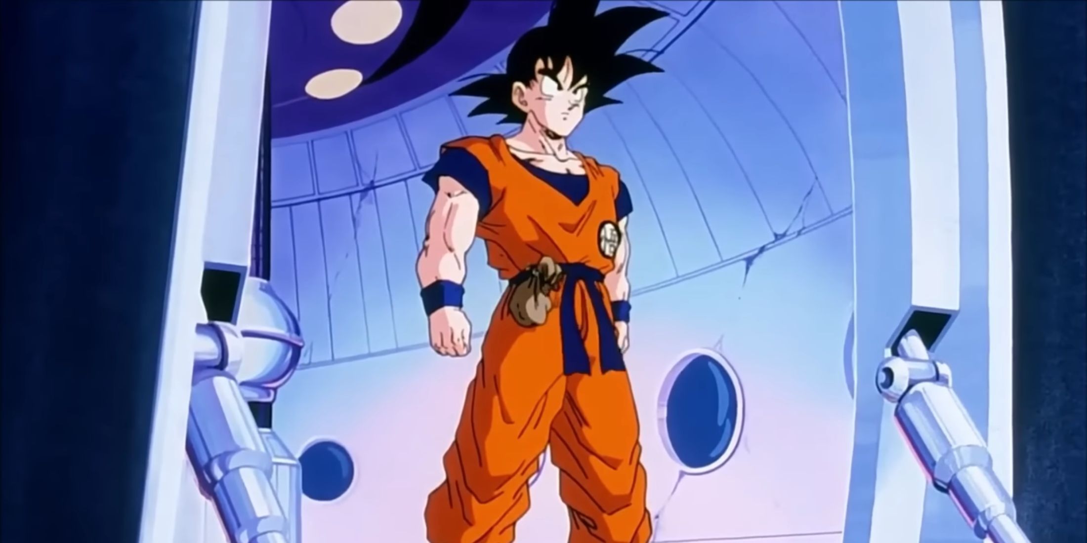 Goku arrives on Namek in Dragon Ball Z