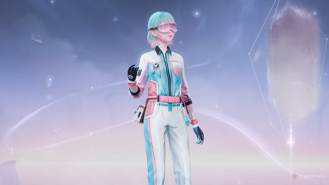 The Colorful Gradient hairstyle from Infinity Nikki as showcased in the Evolution menu. 