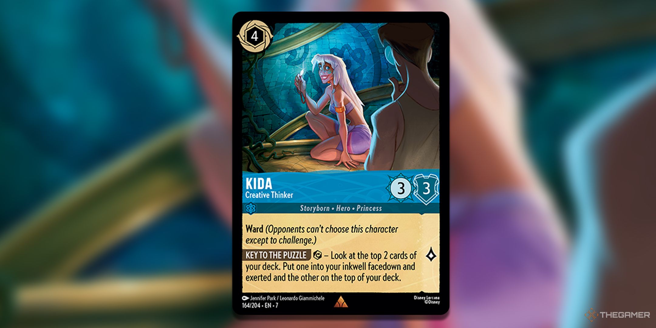 Kida, Creative Thinker Lorcana card.