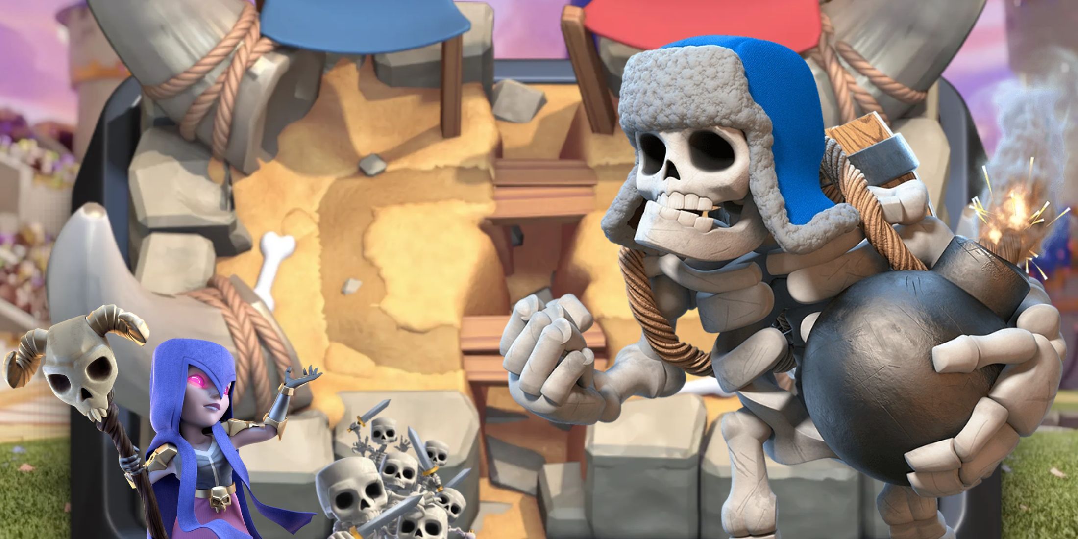 clash-royale-giant-skeleton-counters-witch-skeleton-army