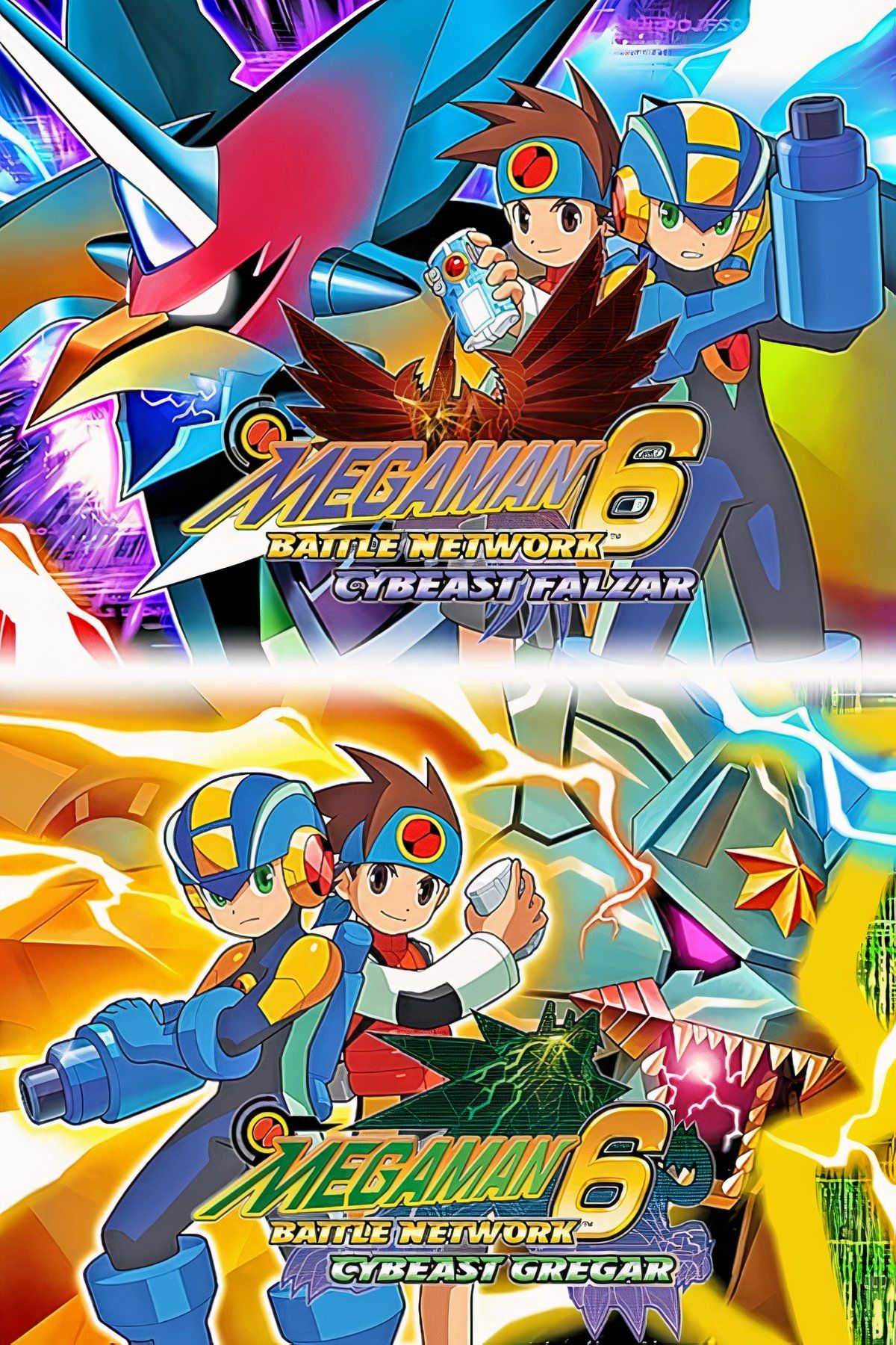 Mega Man Battle Network 6 Tag Page Cover Art