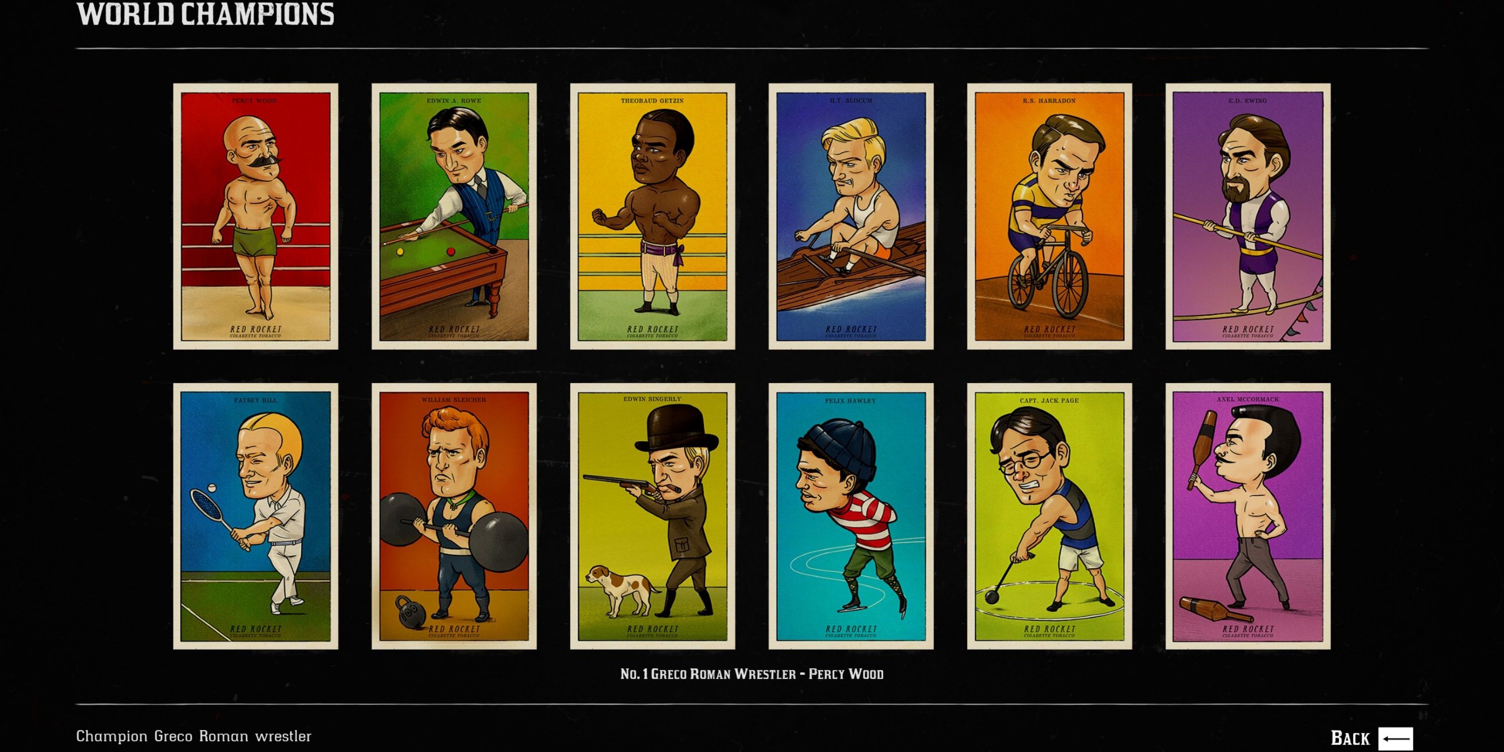 world champions cigarette card set