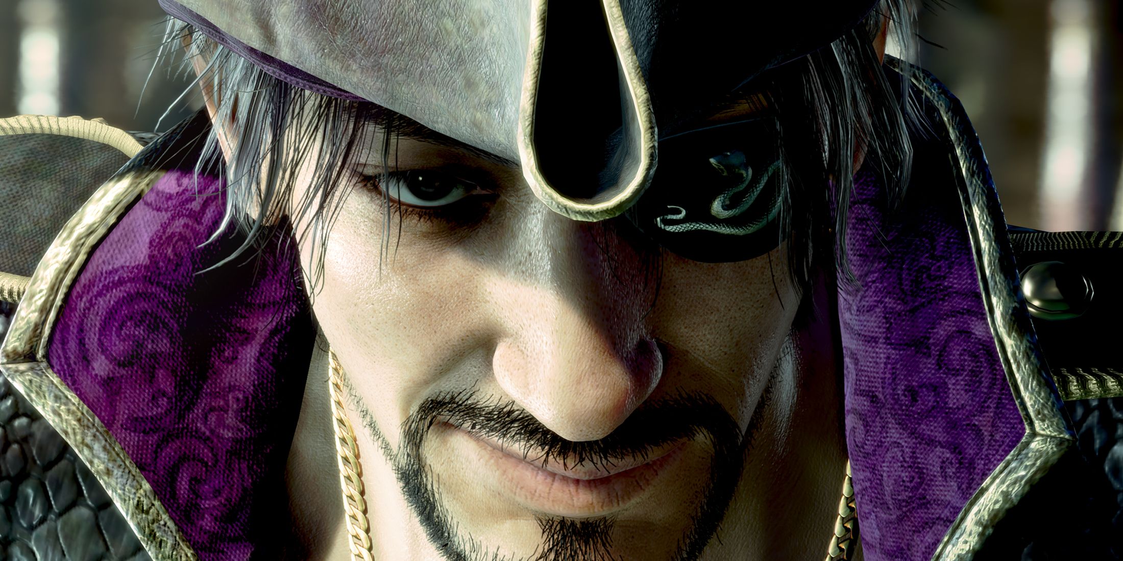 Like a Dragon Pirate Yakuza in Hawaii Goro Majima Closeup