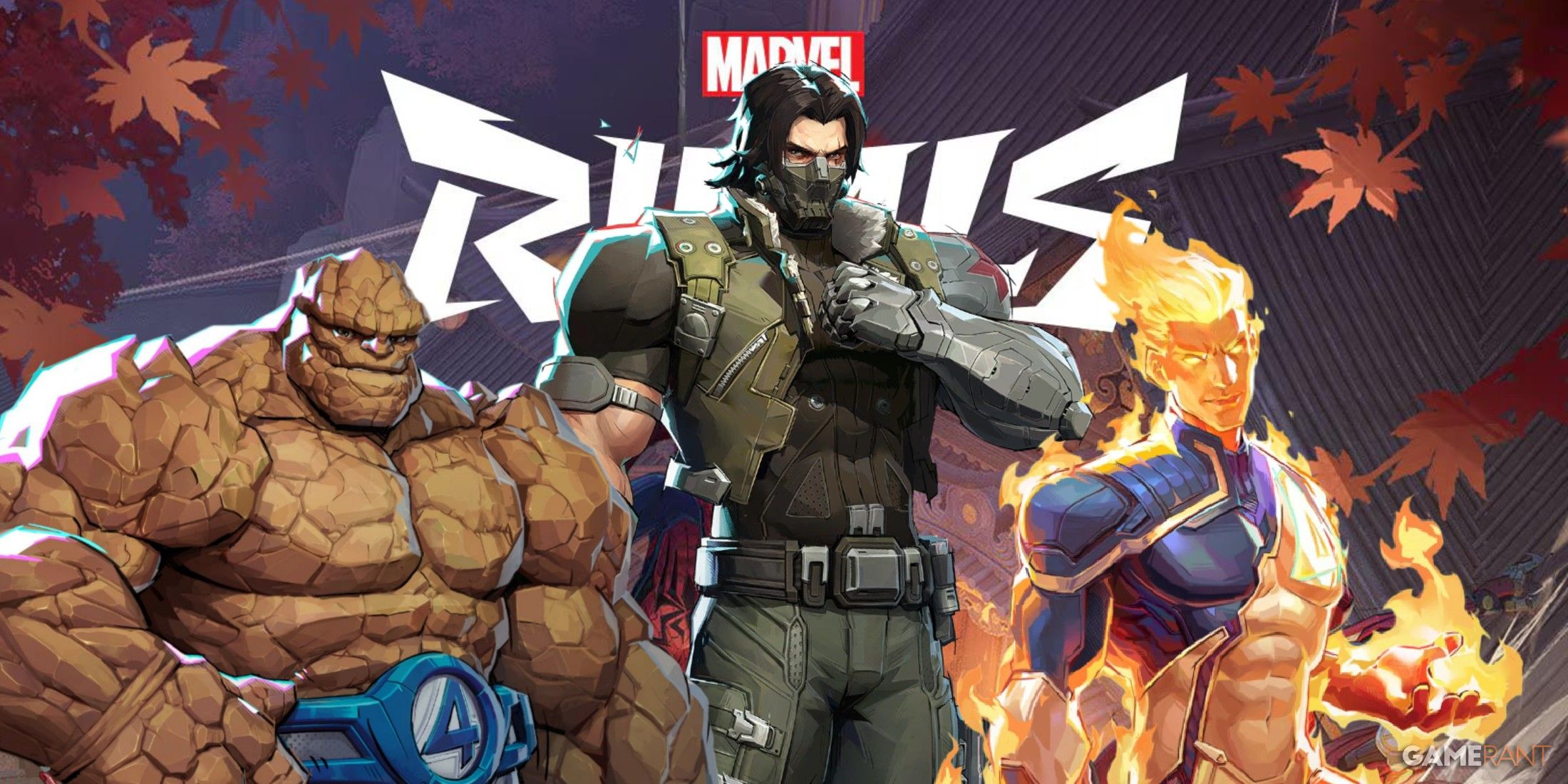 The Thing, Winter Soldier, and Human Torch in Marvel Rivals