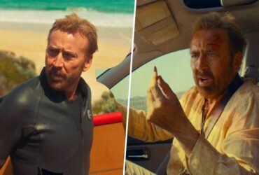 Nicolas Cage just wants to surf but keeps getting bullied by locals in bizarre trailer for new thriller being compared to Midsommar