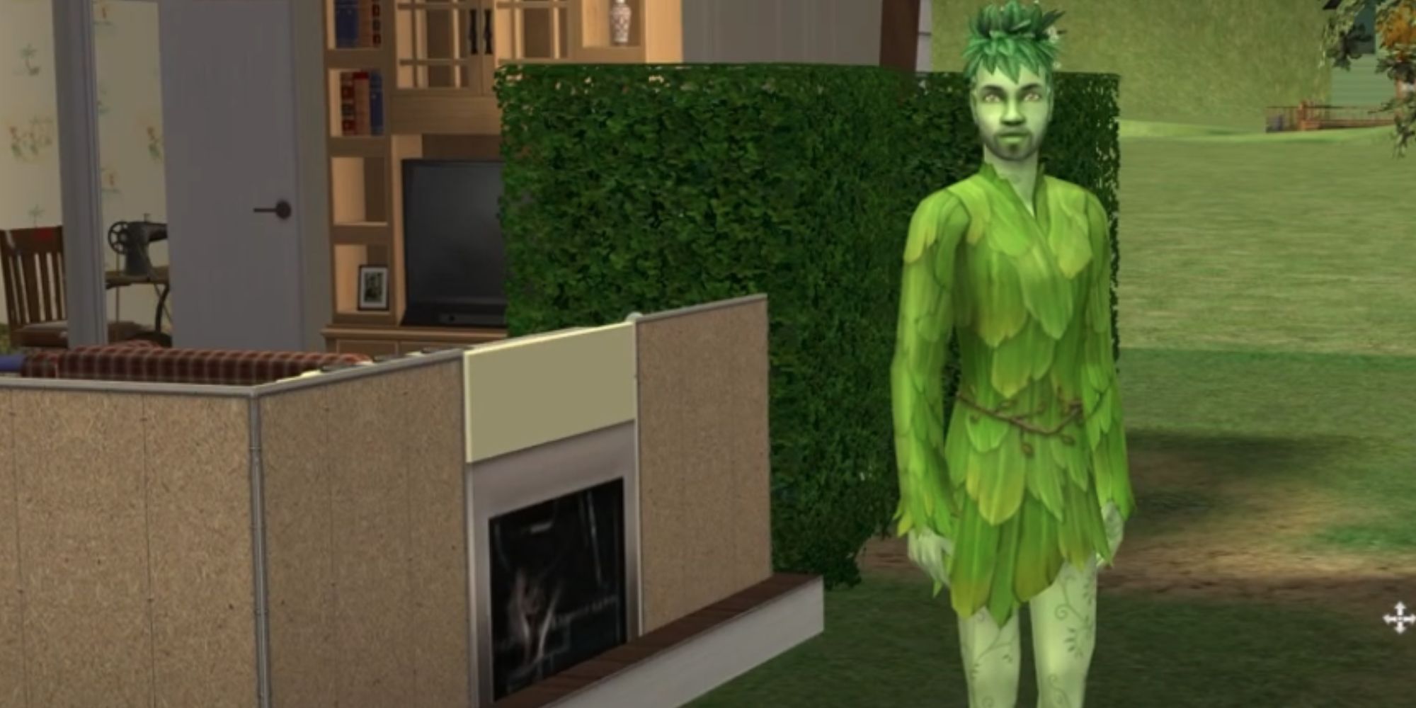 A male PlantSim in The Sims 2. 