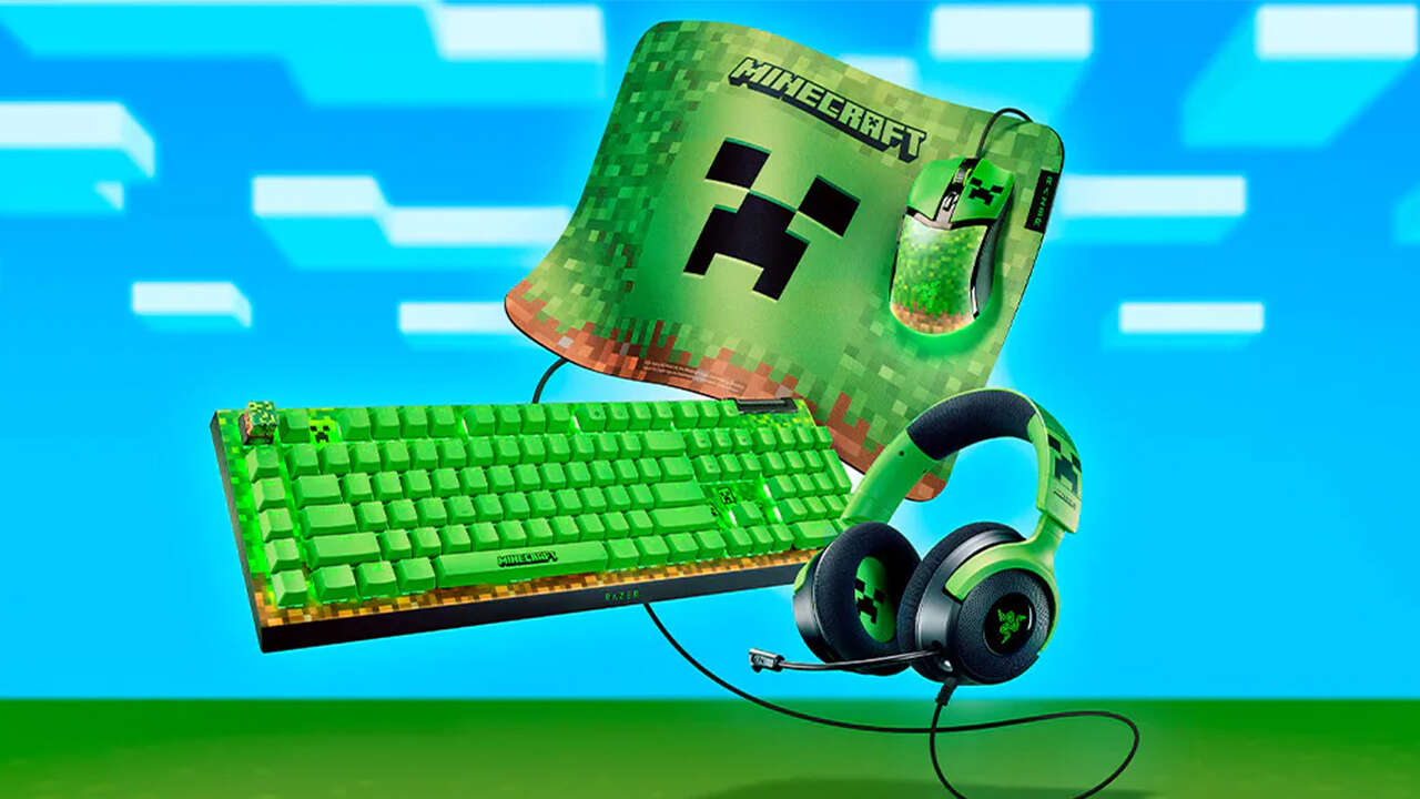 Create Your Own Minecraft-Themed PC Gaming Setup With These New Razer Accessories