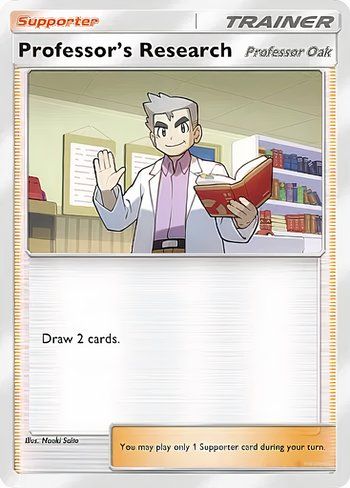 The Professor's Research card from Pokemon TCG Pocket.