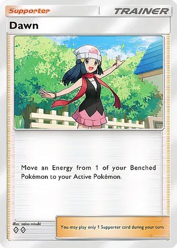 The Dawn card from Pokemon TCG Pocket.