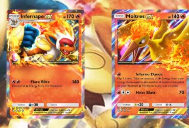 How To Play The Infernape And Moltres ex Deck In Pokemon TCG Pocket