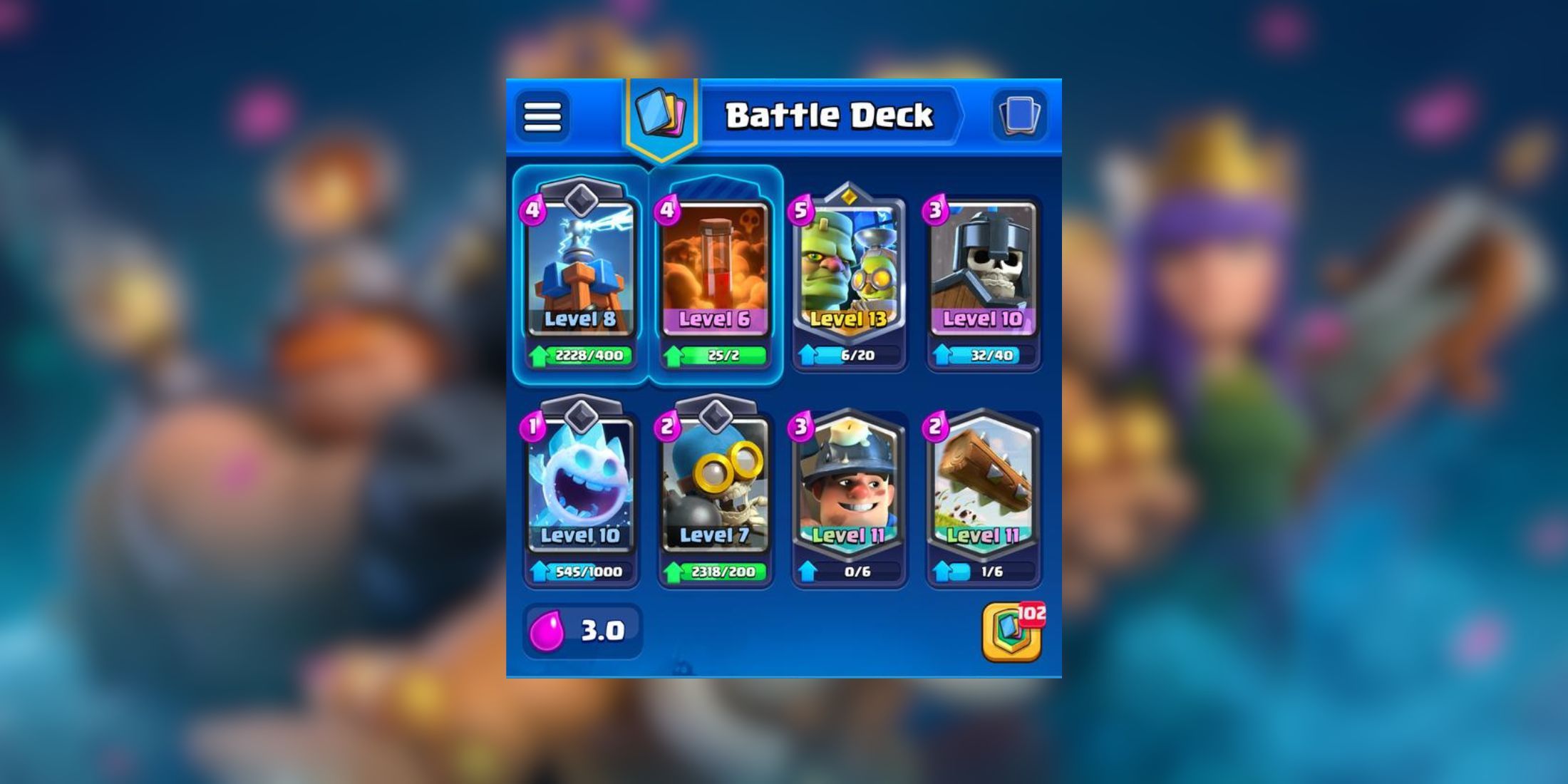 tesla goblinstein deck clash royale