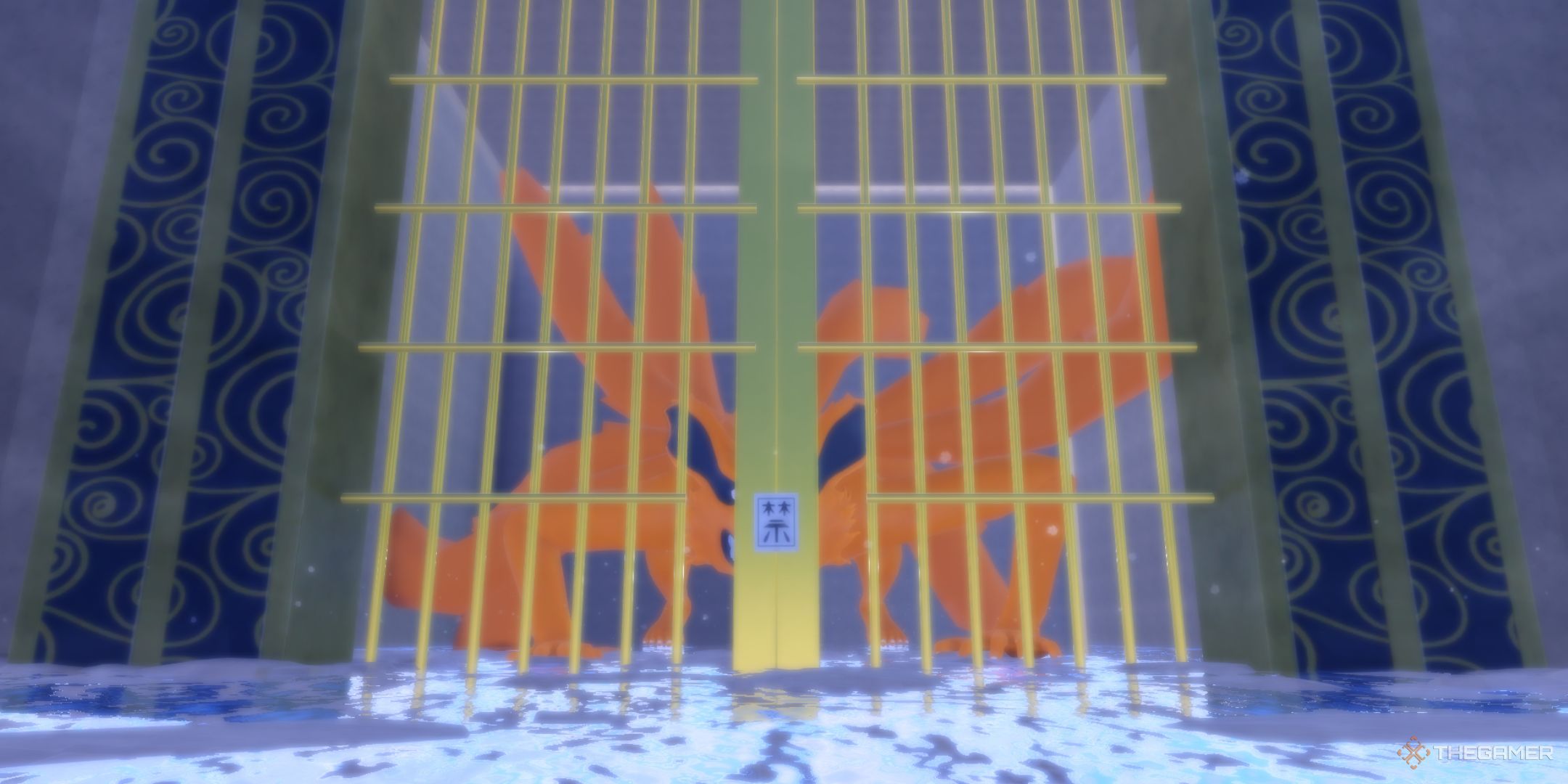 The player character shows Kurama behind the cell in Ninja Time.