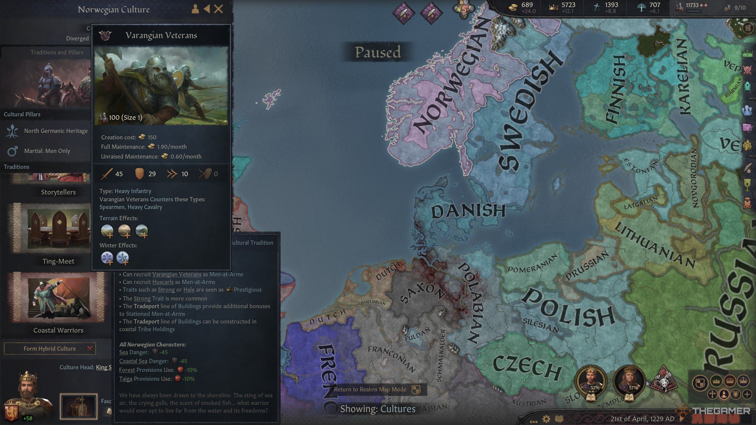 Crusader Kings 3 Men-At-Arms varangian veteran.