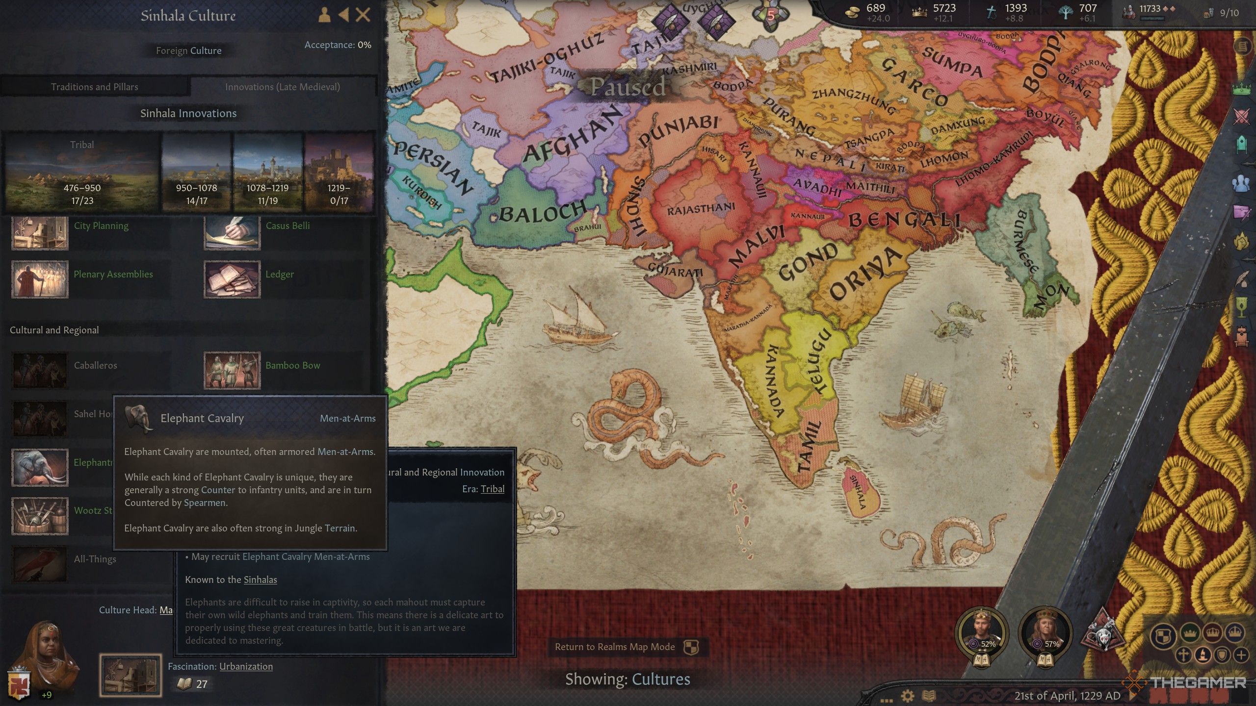 Crusader Kings 3 Men-At-Arms war elephants.