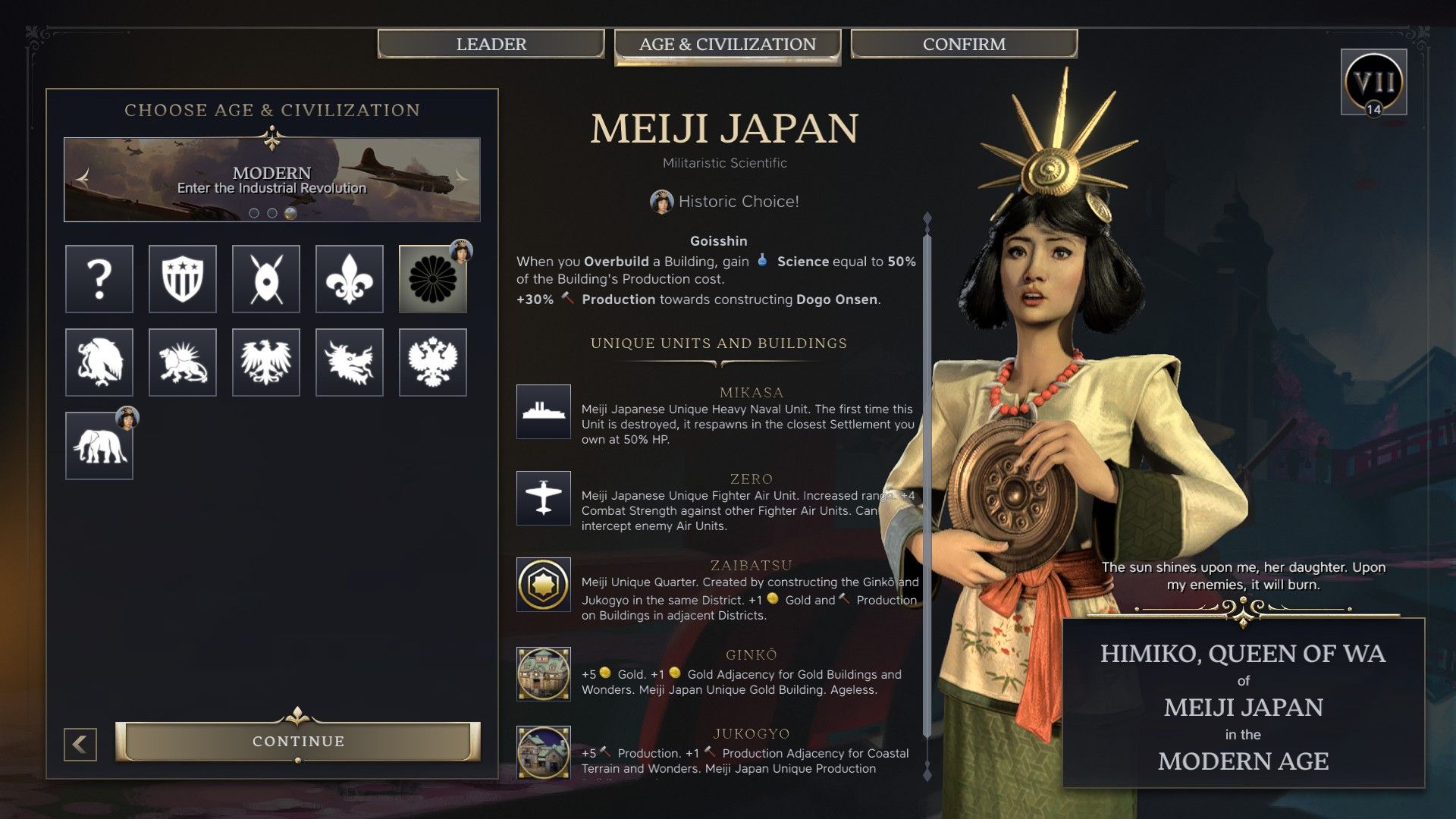 Civ 7_Meiji Japan Overview