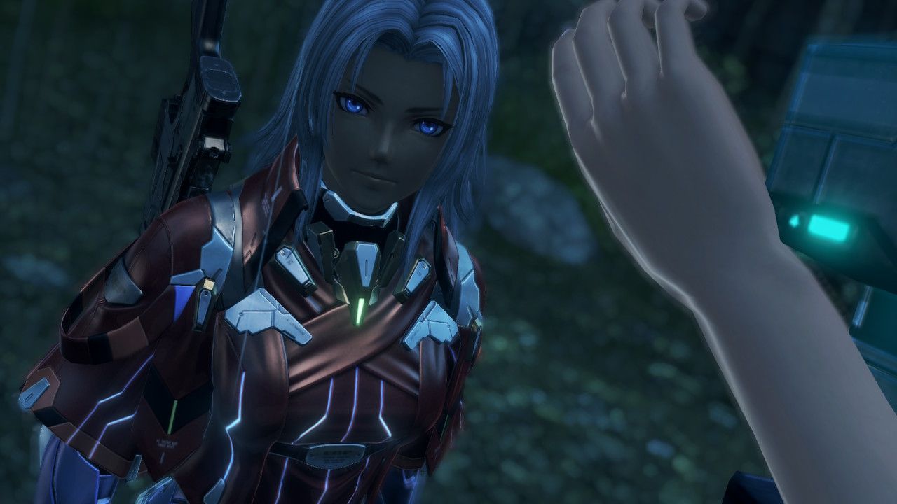 The player emerges from an escape pod in Xenoblade Chronicles X. 