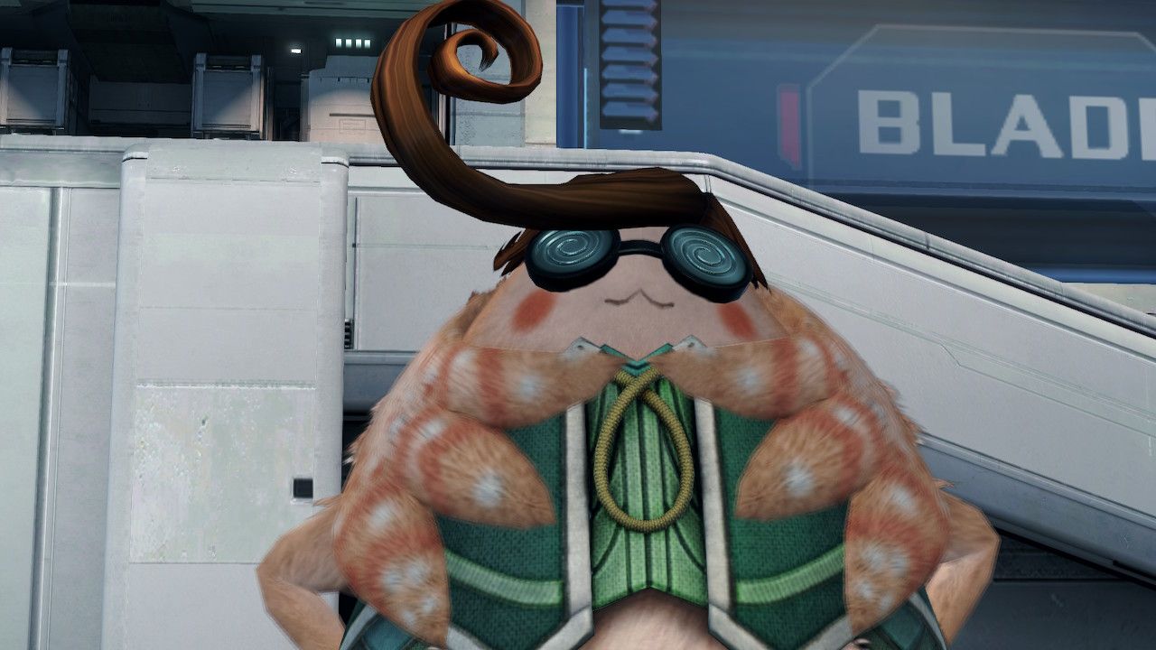 Tatsu (annoying potato creature) in Xenoblade Chronicles X. 