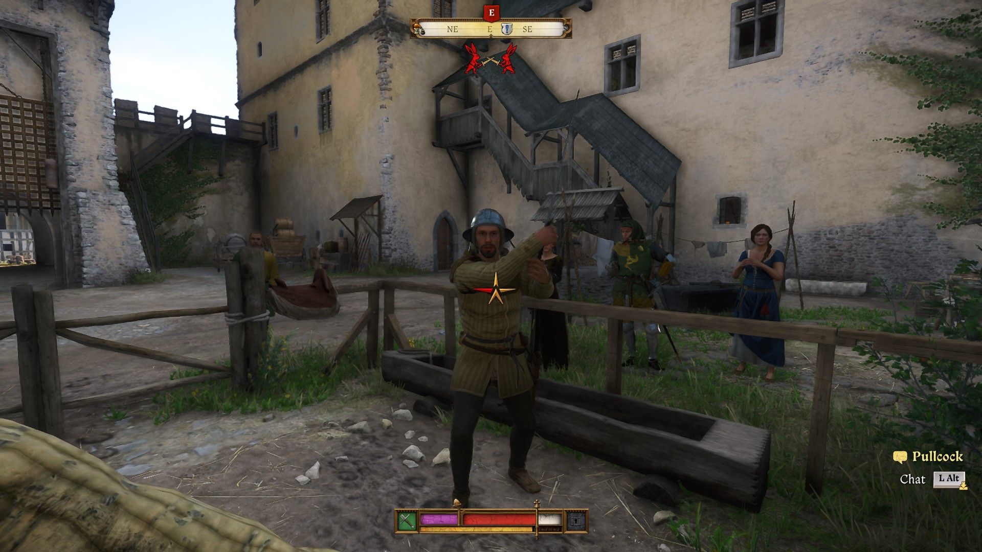 A duel in Suchdol in KCD2