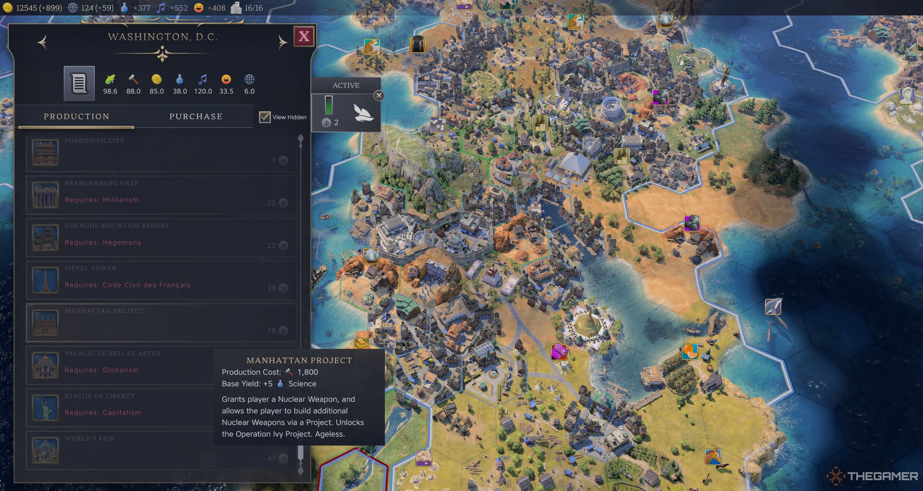 The Manhattan Project in Civilization 7