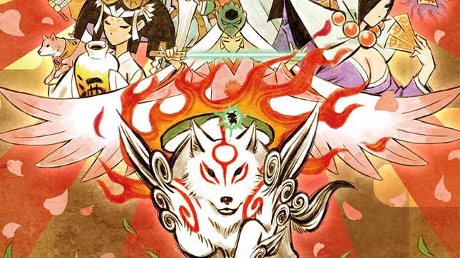 Okami appears in art for the HD remaster. 