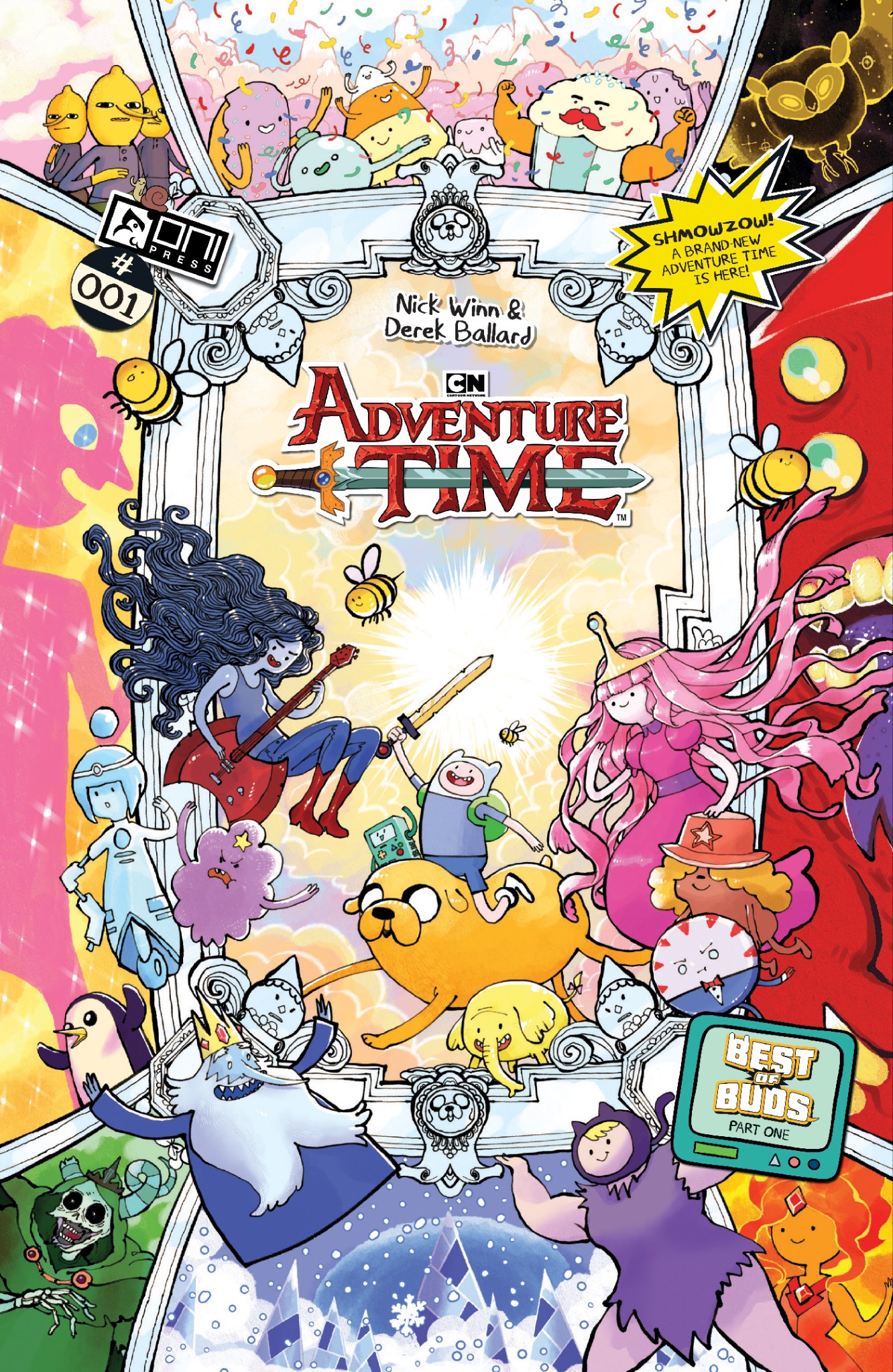 Adventure Time #1 cover C by Trung Le Nguyen.